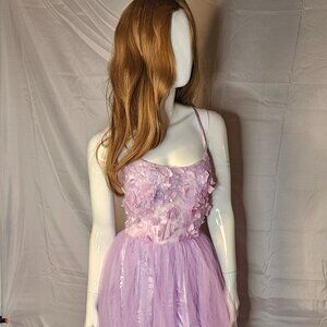 Beautiful Faeriesty Purple Dress - Size L - NWOT
